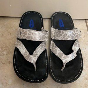 Wolky Women's Tahiti Sandal Metallic Silver Sz 38